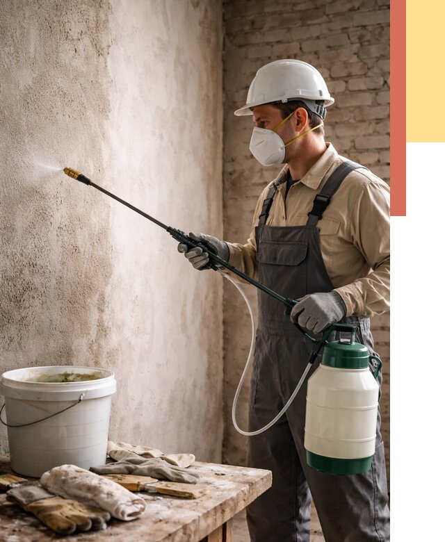 Антисептическая обработка стен в Сарове от 1250 руб. — быстро и недорого | ОТДЕЛОЧНИК-Сро