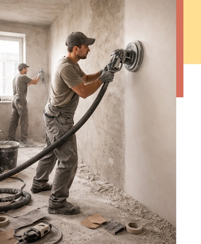 Шлифовка стен в Сарове от 1250 руб/м2 — быстро и недорого | ОТДЕЛОЧНИК-Сро