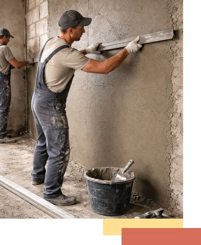 Штукатурка стен цементно-песчаная в Сарове профессионально