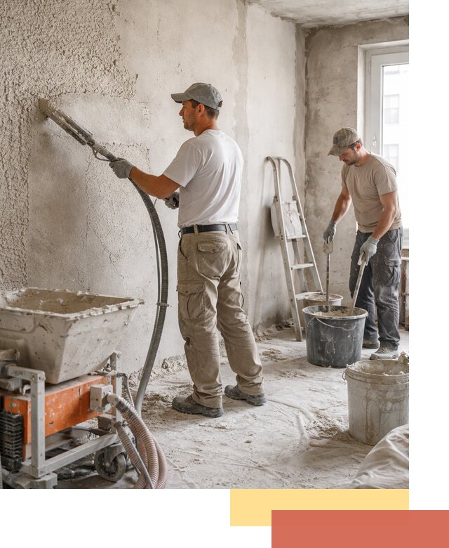 Машинная штукатурка стен в Сарове — быстро и качественно