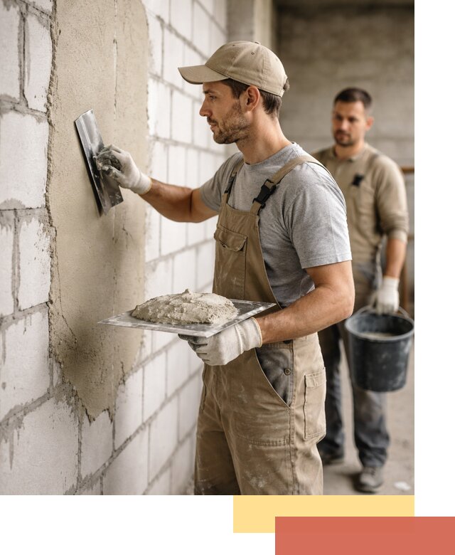 Штукатурка стен из газобетона в Сарове под ключ