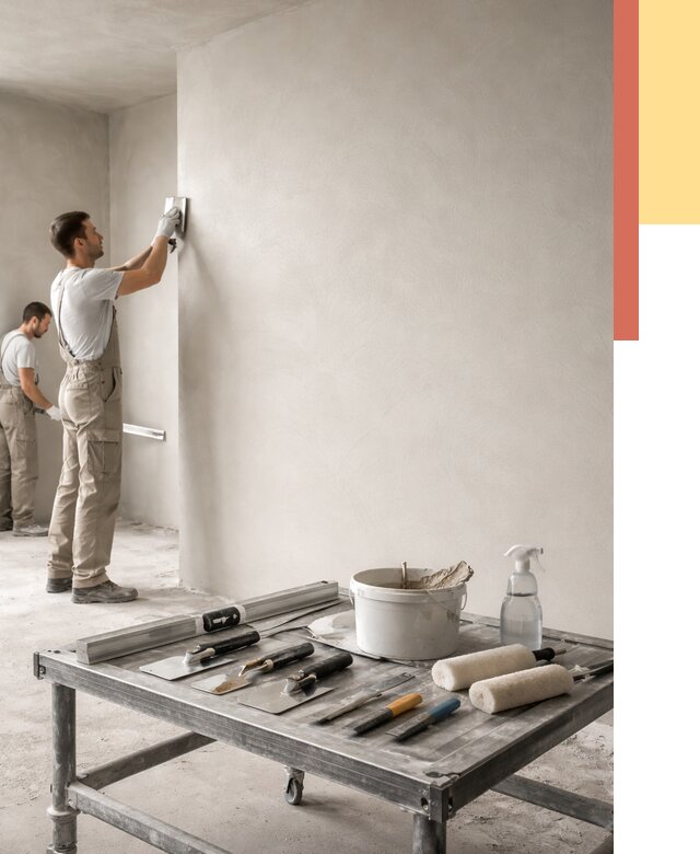 Штукатурка стен под покраску в Сарове от 4687 руб./м² — качественно и недорого | ОТДЕЛОЧНИК-Сро