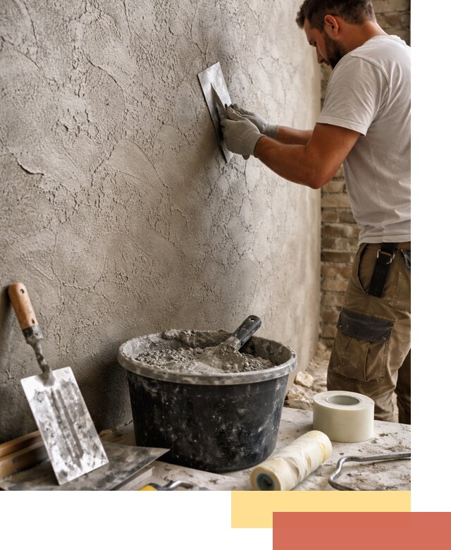 Декоративная штукатурка лофт в Сарове — отделка стен и потолков