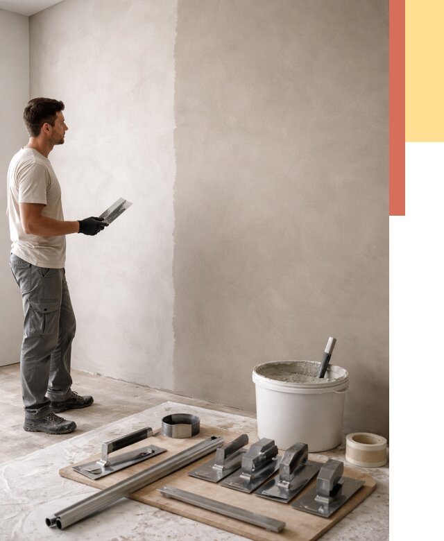 Нанесение микроцемента на стены в Сарове от 3333 руб./м2 под ключ | ОТДЕЛОЧНИК-Сро