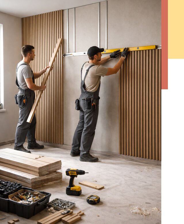 Монтаж реечных панелей на стены в Сарове от 1250 руб. — быстро и недорого | ОТДЕЛОЧНИК-Сро