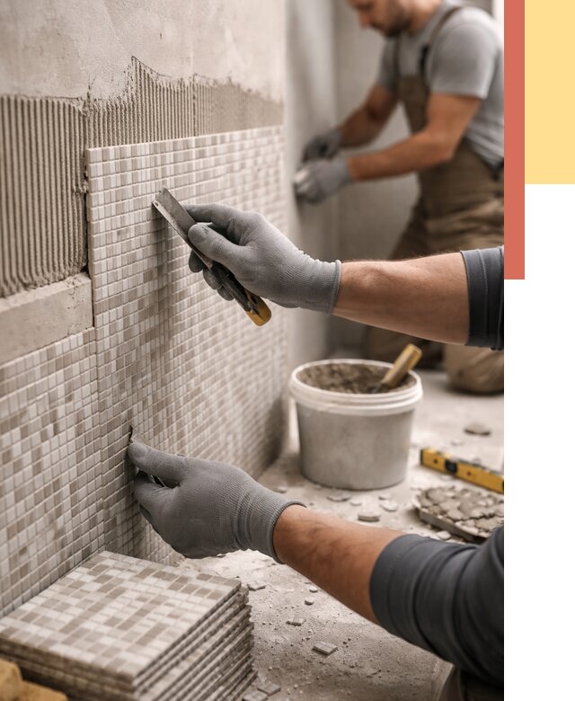 Облицовка стен мозаикой в Сарове от 3333 руб/м2 — укладка мозаики на стены | ОТДЕЛОЧНИК-Сро