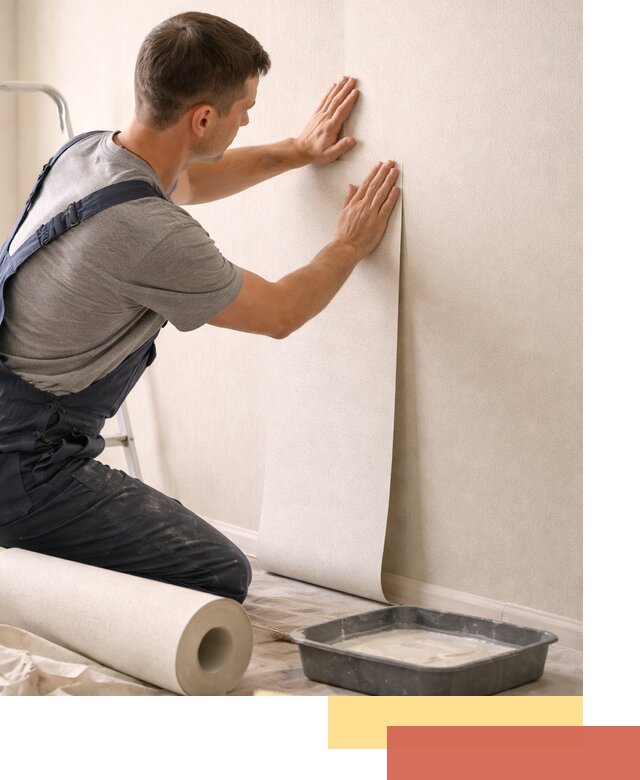 Поклейка флизелиновых обоев в Сарове качественно и быстро