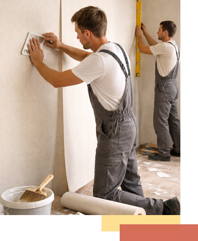 Поклейка бумажных обоев в Сарове качественно и недорого