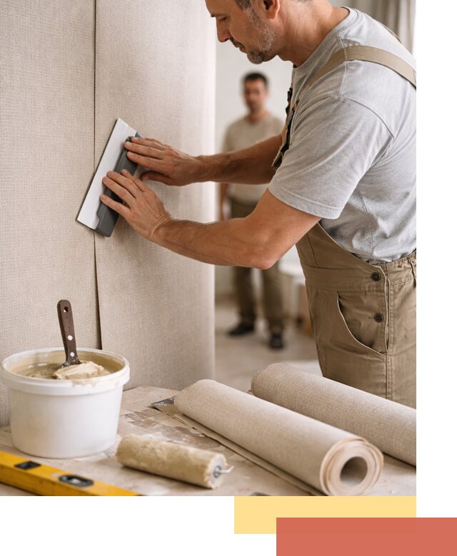 Поклейка текстильных обоев в Сарове профессионально и аккуратно