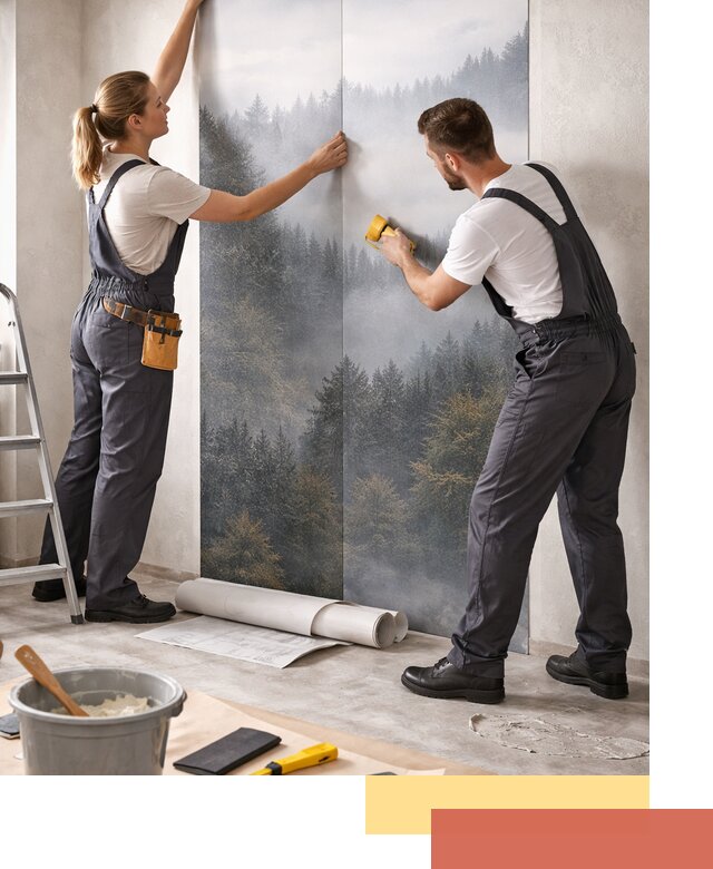 Поклейка фотообоев профессионально в Сарове под ключ