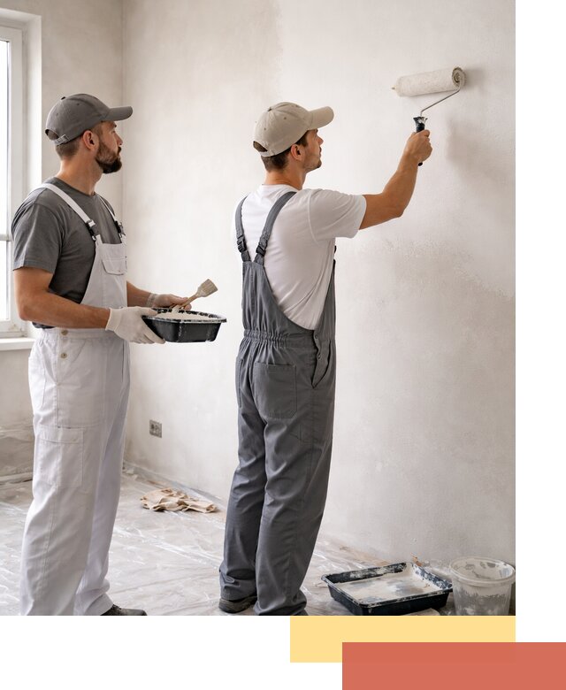 Покраска стен водоэмульсионной краской в Сарове