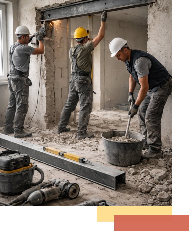 Создание проемов в стенах и несущих конструкциях в Сарове