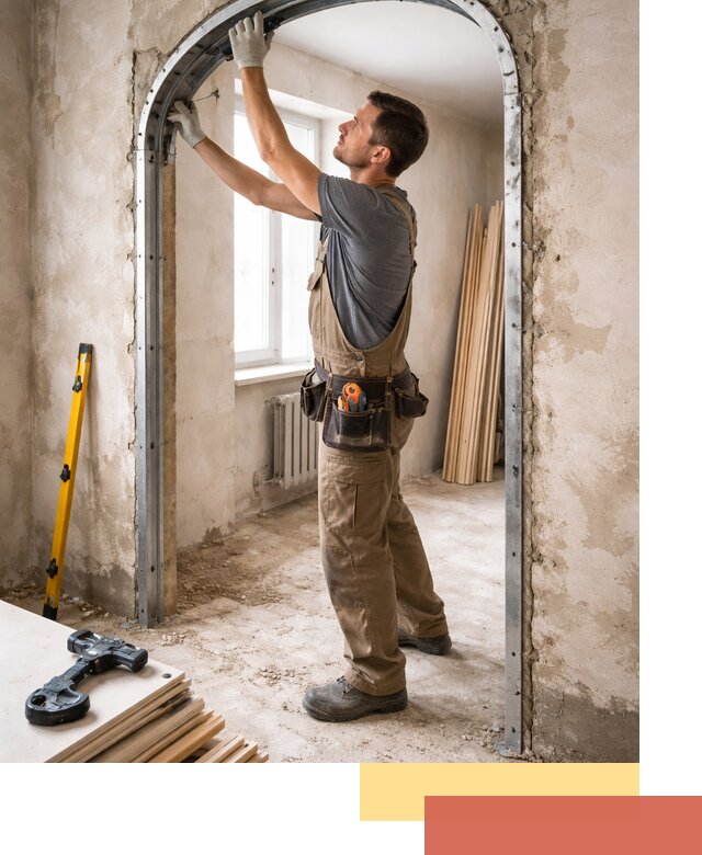 Устройство арочного проема в Сарове под ключ