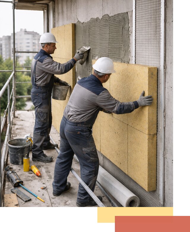 Утепление стен зданий и домов в Сарове качественно и надежно