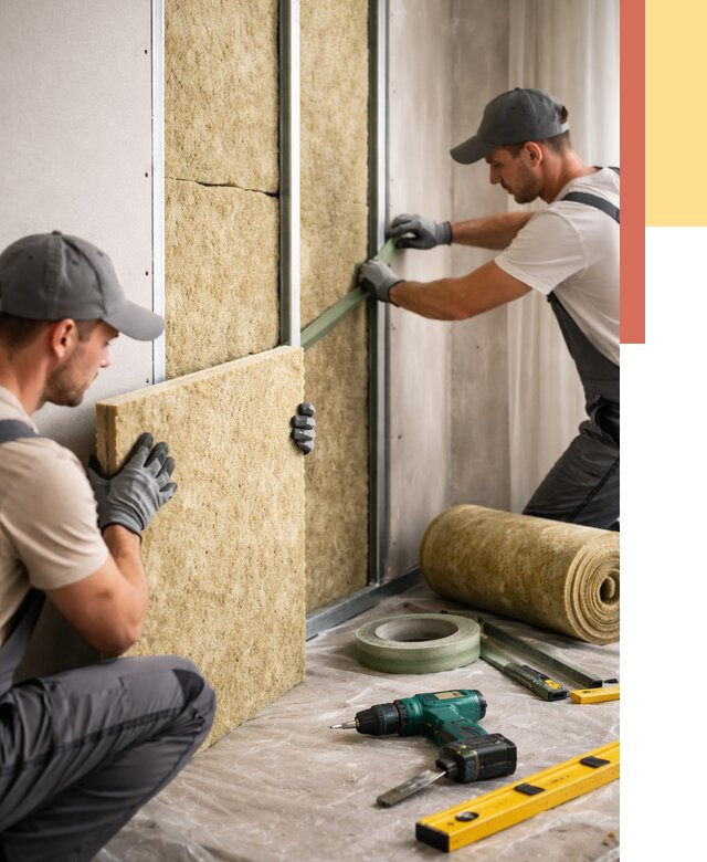 Шумоизоляция стен в Сарове под ключ от 1927 руб. | ОТДЕЛОЧНИК-Сро