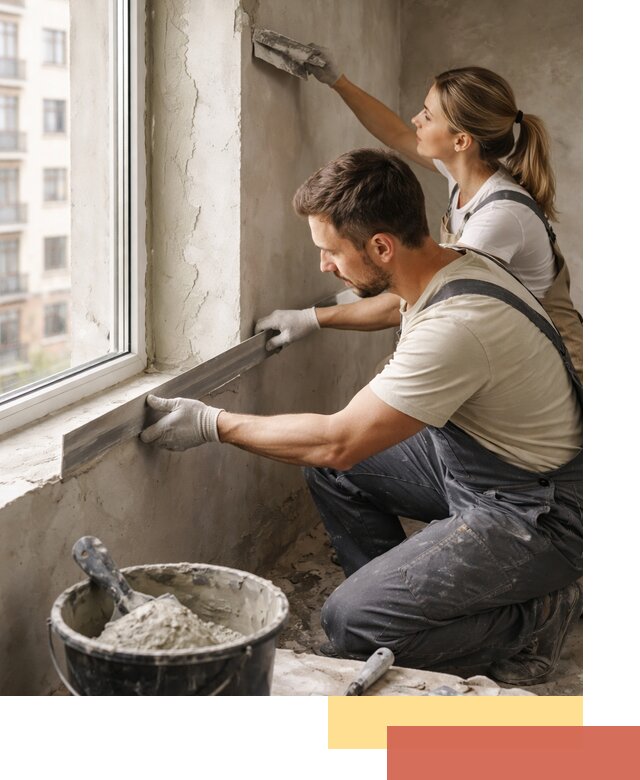 Штукатурка откосов дверей и окон профессионально в Сарове