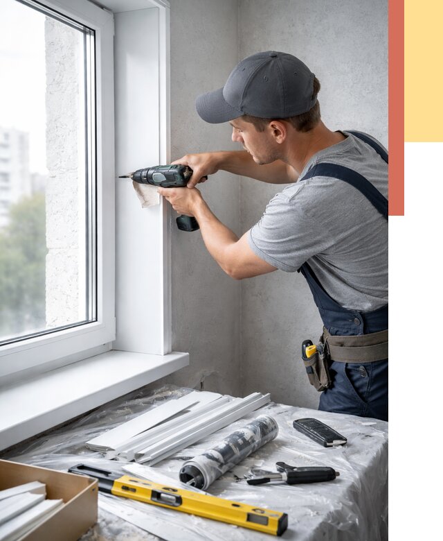 Установка пластиковых откосов в Сарове от 2343 руб. | ОТДЕЛОЧНИК-Сро монтаж, быстро и недорого