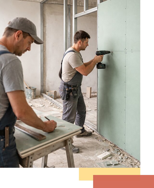 Перегородки из влагостойкого гипсокартона под ключ в Сарове