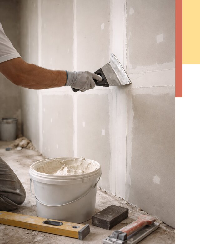 Шпаклевка перегородок из гипсокартона в Сарове от 2604 руб. — услуги ОТДЕЛОЧНИК-Сро