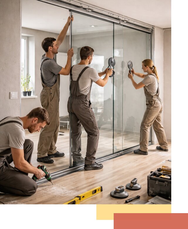 Изготовление стеклянных перегородок на заказ в Сарове