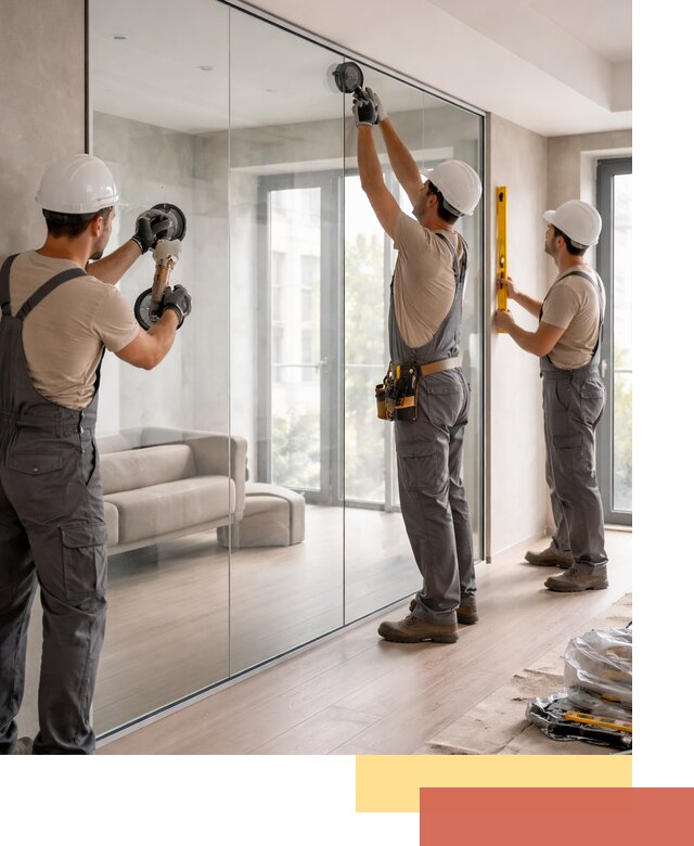 Перегородки из закаленного стекла в Сарове для офисов и квартир