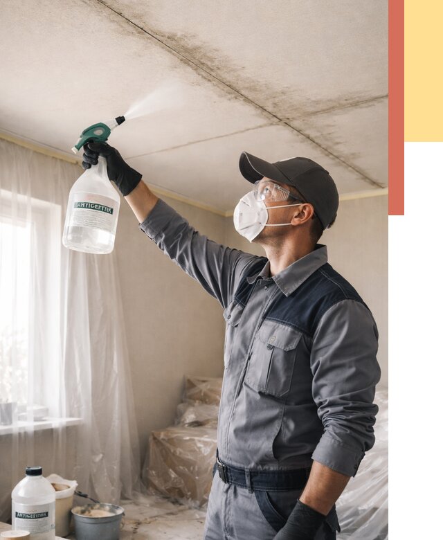 Антисептическая обработка потолка в Сарове от 2604 руб. | ОТДЕЛОЧНИК-Сро