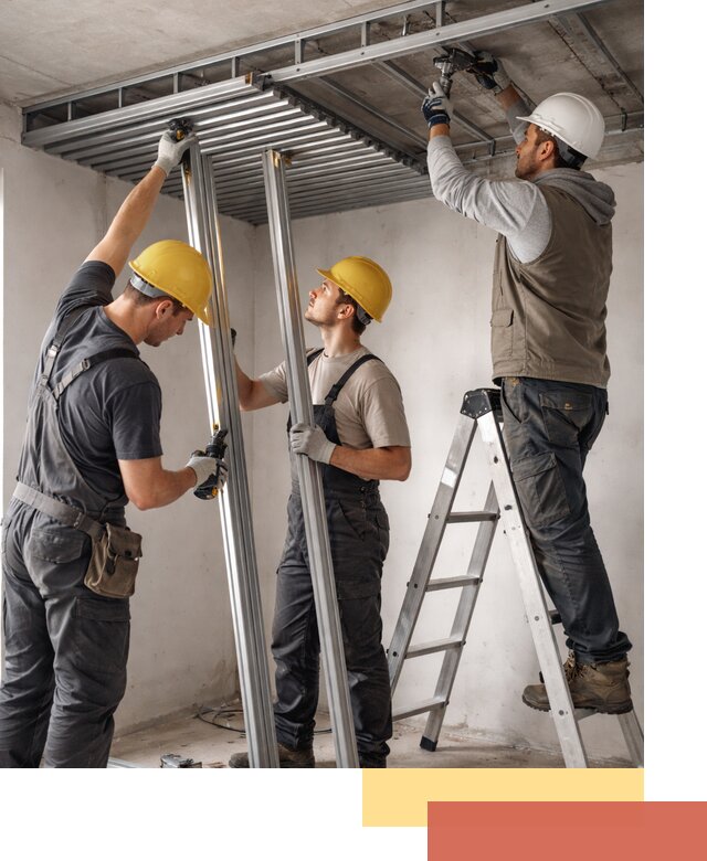 Монтаж реечного потолка под ключ в Сарове