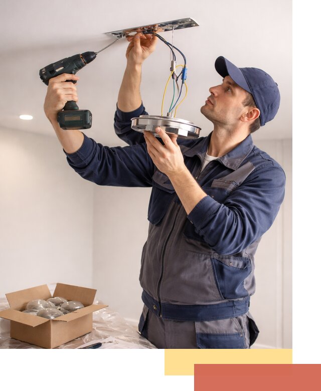 Установка люстры в натяжной потолок в Сарове