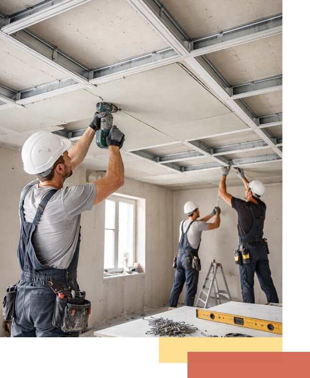 Кессонный потолок из гипсокартона под ключ в Сарове