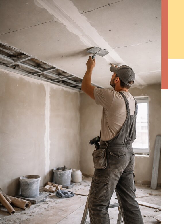 Ремонт потолка из гипсокартона в Сарове от 677 руб./м² — быстро и недорого | ОТДЕЛОЧНИК-Сро