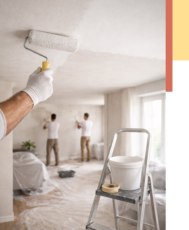 Покраска потолка акриловой краской в Сарове от 2604 руб. | ОТДЕЛОЧНИК-Сро